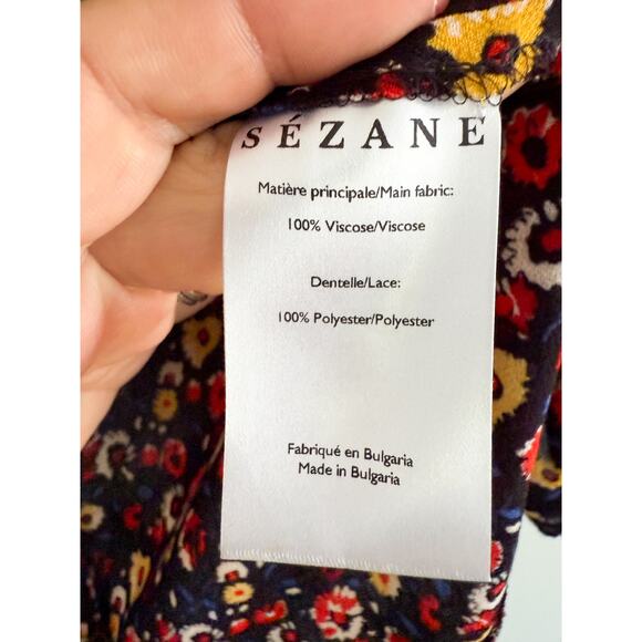 Sézane | Sezane | Marina Floral Lace Blouse | Sz 34/2 - Picture 6 of 11